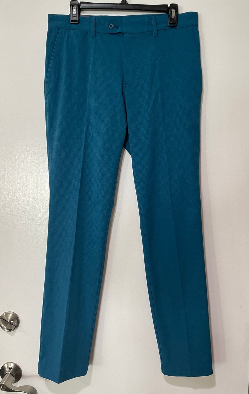 J. Lindeberg Vent Golf Pants Moroccan Blue Size 30x32 NWT Lightweight Quick Dry